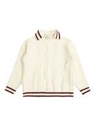 Maglione per bambino Fendi Kids bianco in maglia a trecce JUG190 AUL2 F0TU9 FENDI KIDS 