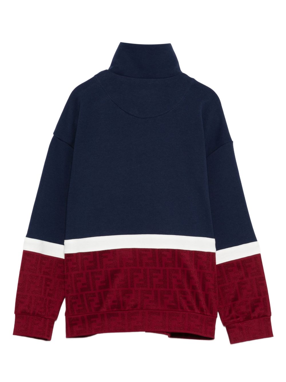 Felpa per bambino Fendi Kids blu con applicazione con numero JUH102 5V0 F1T45 FENDI KIDS 