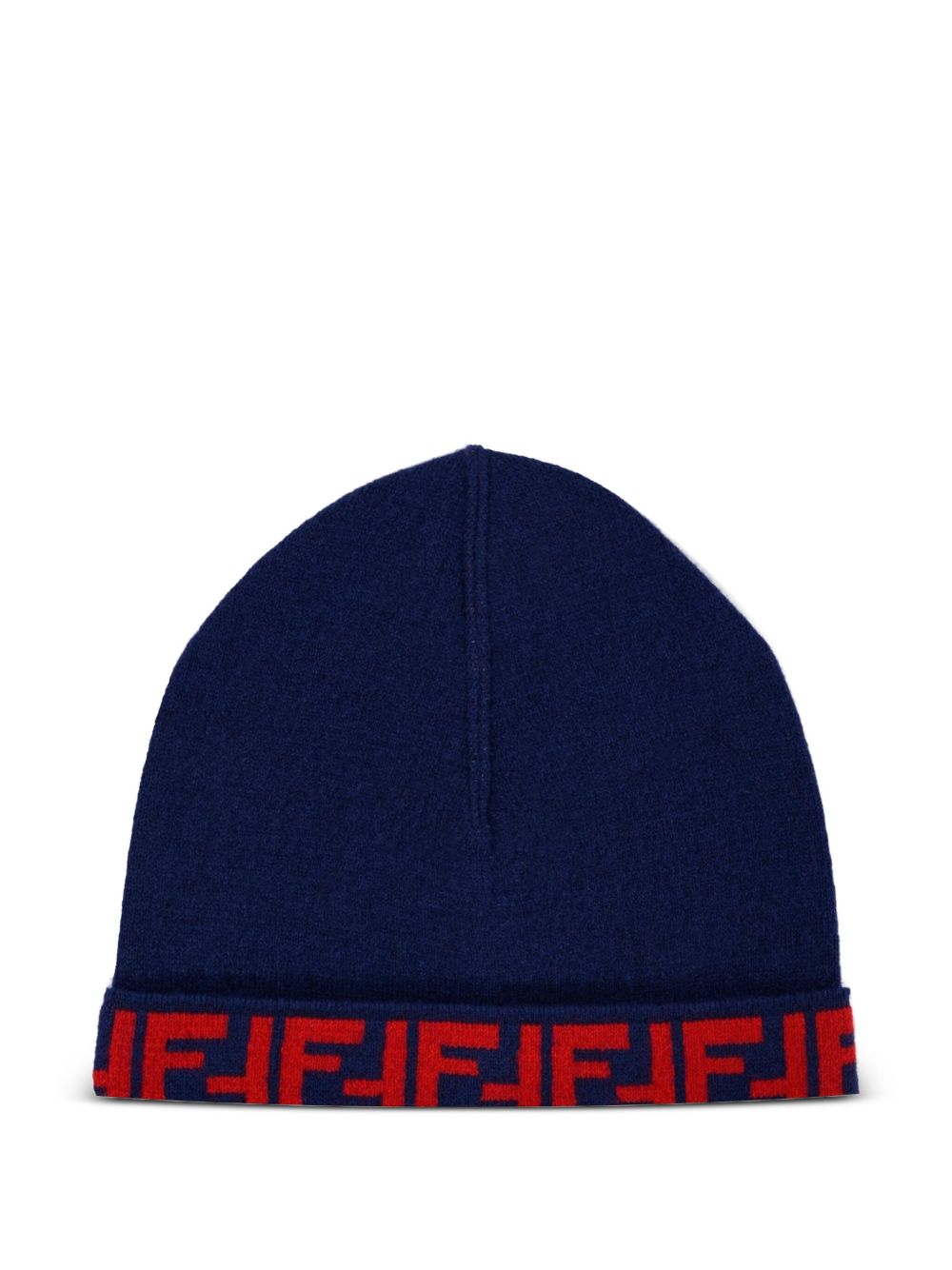 Berretto per bambino Fendi Kids blu con logo JUP063 AO29 F08B9 FENDI KIDS 