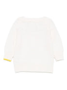 Cardigan per neonati Gensami Kids bianco con chiusura frontale con bottoni CAR-BASIC-WP OFF WHITE GENSAMI KIDS 