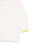 Cardigan per neonati Gensami Kids bianco con chiusura frontale con bottoni CAR-BASIC-WP OFF WHITE GENSAMI KIDS 