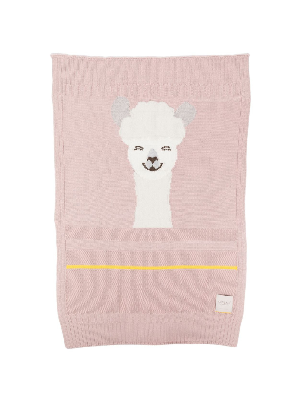 Coperta per neonata Gensami Kids rosa con ricamo lama COP-ALP-WE PINK GENSAMI KIDS 