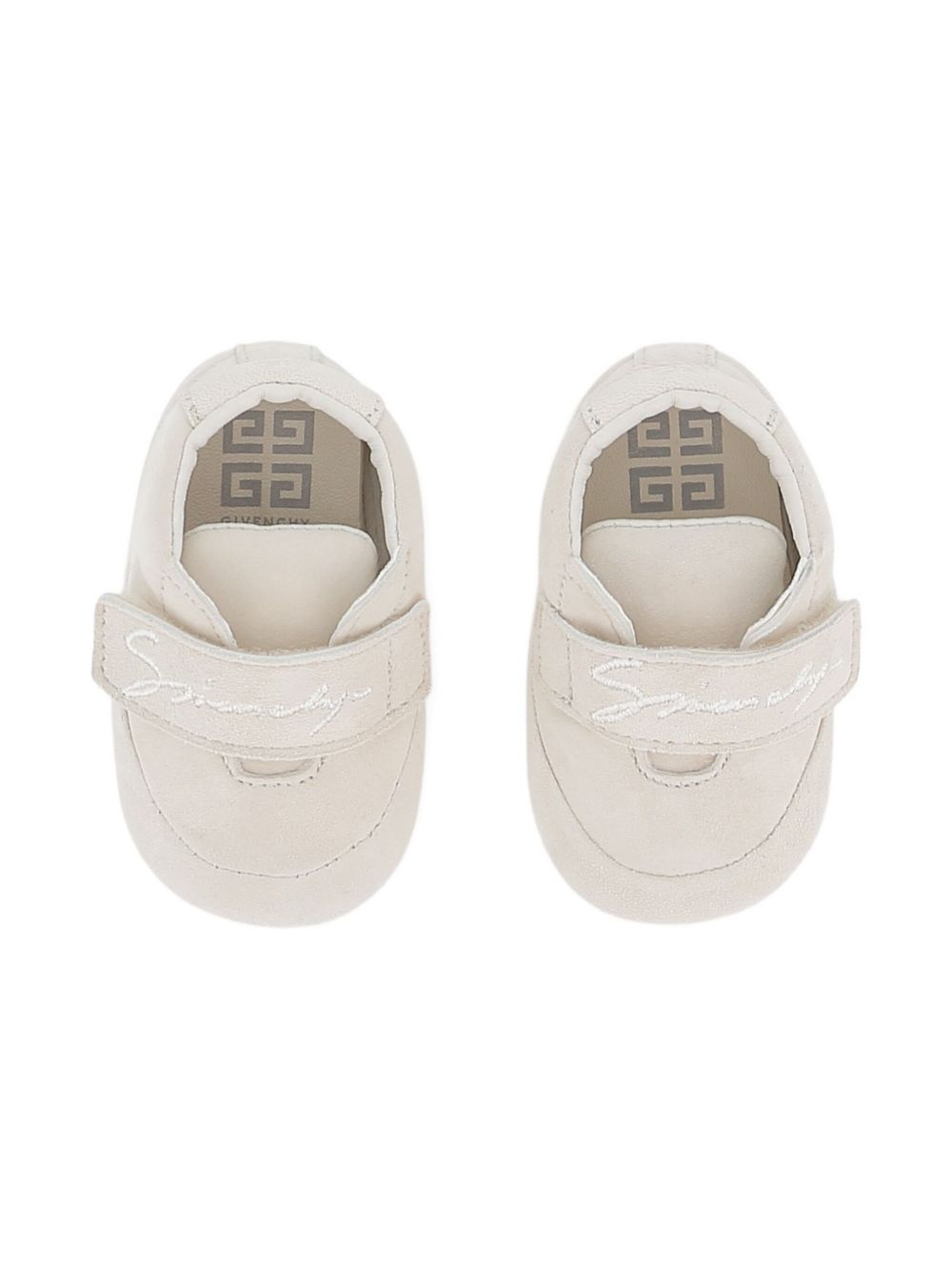 Sneakers per neonati Givenchy Kids bianche con logo ricamato H30862 117 GIVENCHY KIDS 