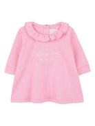 Set completo sportivo t-shirt e pantaloni Givenchy Kids rosa con dettaglio ruches H30870 465 GIVENCHY KIDS 