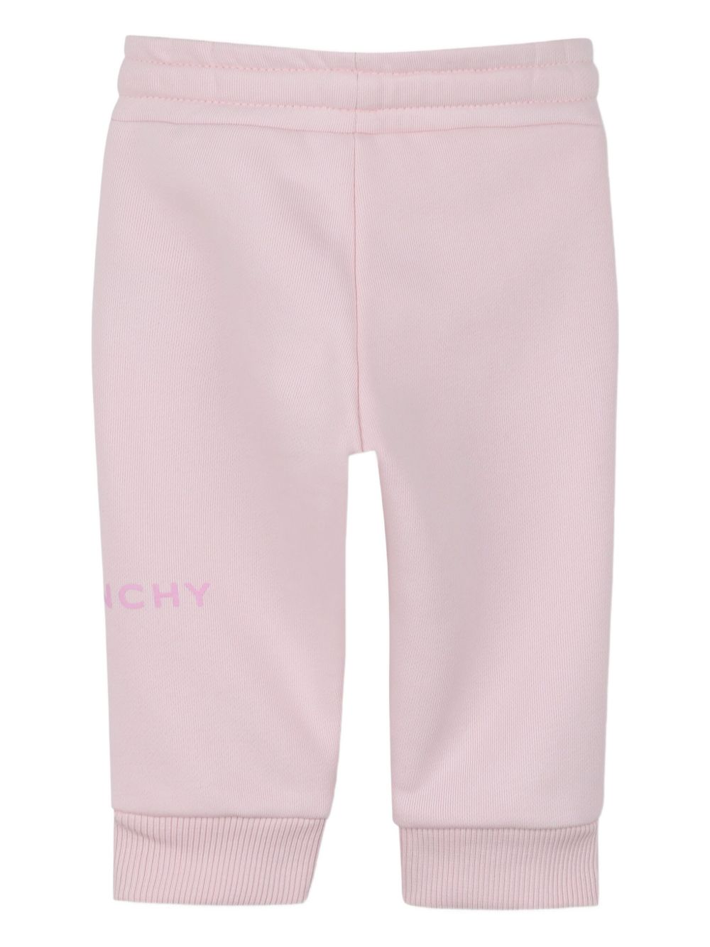 Pantaloni sportivi per neonata Givenchy Kids rosa con stampa con logo H30896 44Z GIVENCHY KIDS 