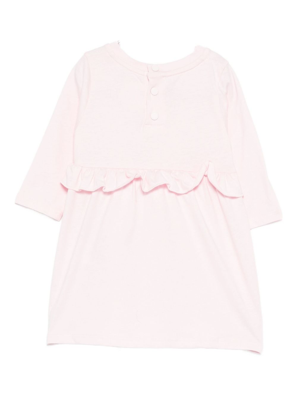 Abito per neonata Givenchy Kids rosa con chiusura posteriore con bottoni automatici H30899 44Z GIVENCHY KIDS 