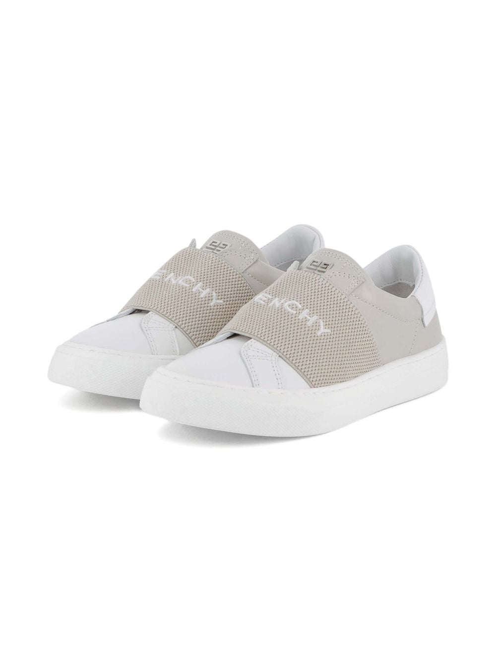 Sneakers per bambina Givenchy Kids beige con scritta con logo H30910 184 GIVENCHY KIDS 