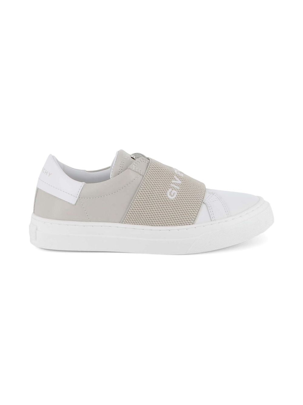 Sneakers per bambina Givenchy Kids beige con scritta con logo H30910 184 GIVENCHY KIDS 
