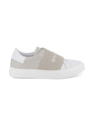 Sneakers per bambina Givenchy Kids beige con scritta con logo H30910 184 GIVENCHY KIDS 