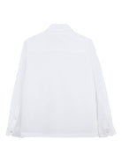 Camicia per bambino Givenchy Kids bianca con applicazione con ricamo H30920 10P GIVENCHY KIDS 