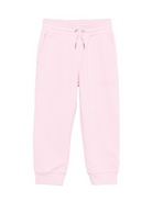 Pantaloni sportivi per bambina Givenchy Kids rosa con logo ricamato H30922 46N GIVENCHY KIDS 
