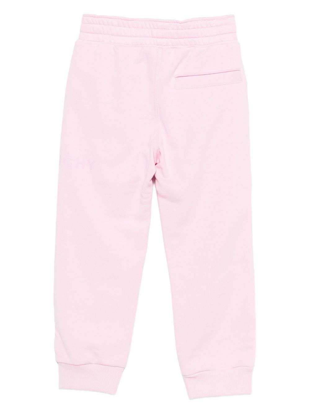 Pantaloni sportivi per bambina Givenchy Kids rosa con logo ricamato H30922 46N GIVENCHY KIDS 