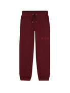 Joggers per bambino Givenchy bordeaux con logo sulla gamba H30922 95C GIVENCHY KIDS 