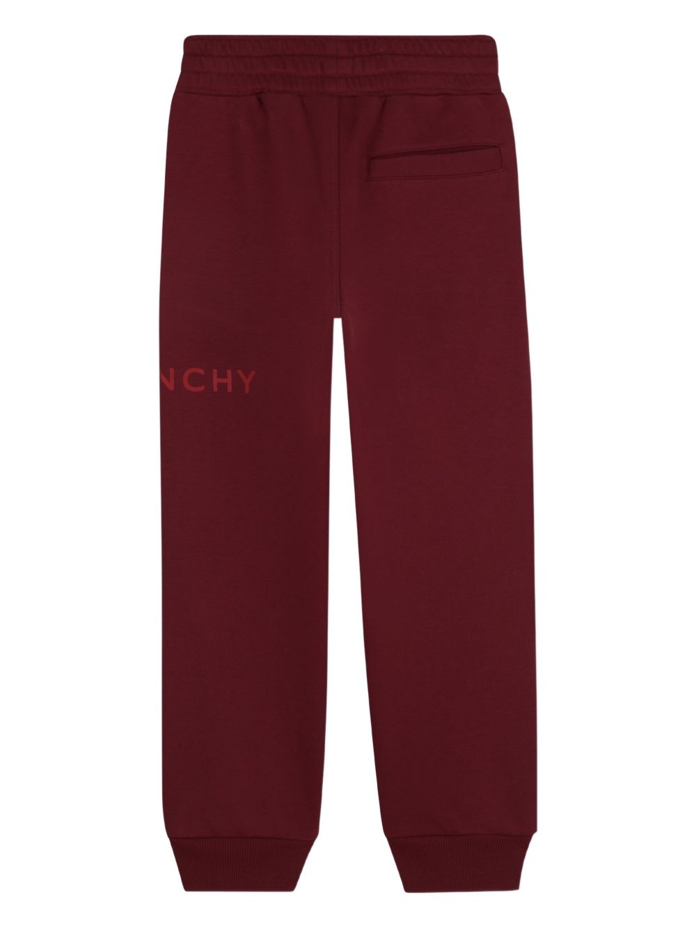 Joggers per bambino Givenchy bordeaux con logo sulla gamba H30922 95C GIVENCHY KIDS 