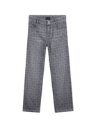 Jeans per bambino Givenchy Kids grigi con logo all-over H30925 Z20 GIVENCHY KIDS 