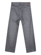 Jeans per bambino Givenchy Kids grigi con logo all-over H30925 Z20 GIVENCHY KIDS 
