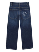 Jeans per bambino Givenchy Kids denim con dettagli ricamati H30926 Z10 GIVENCHY KIDS 