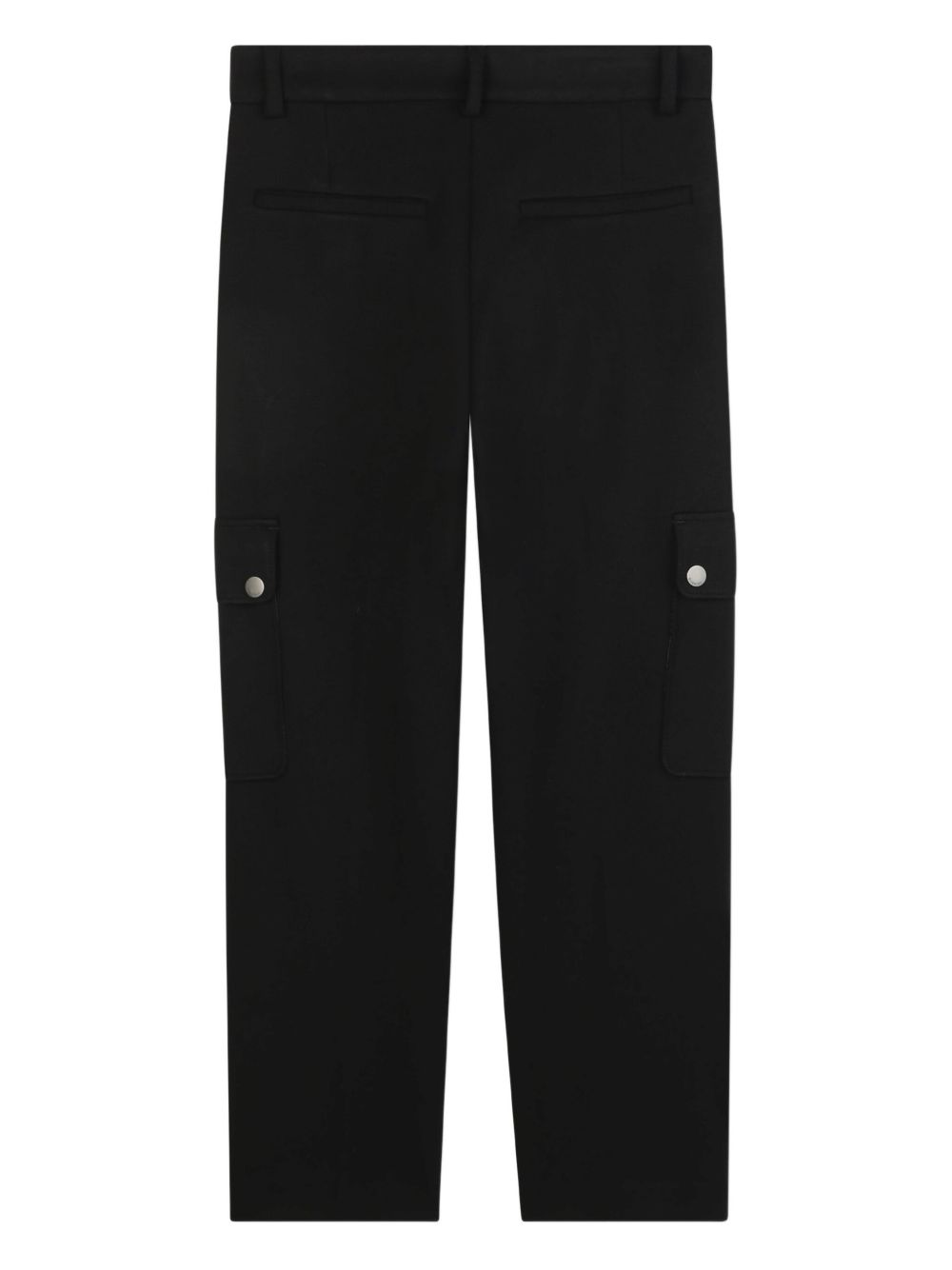 Pantaloni cargo Givenchy Kids nero con applicazione con logo H30927 09B GIVENCHY KIDS 