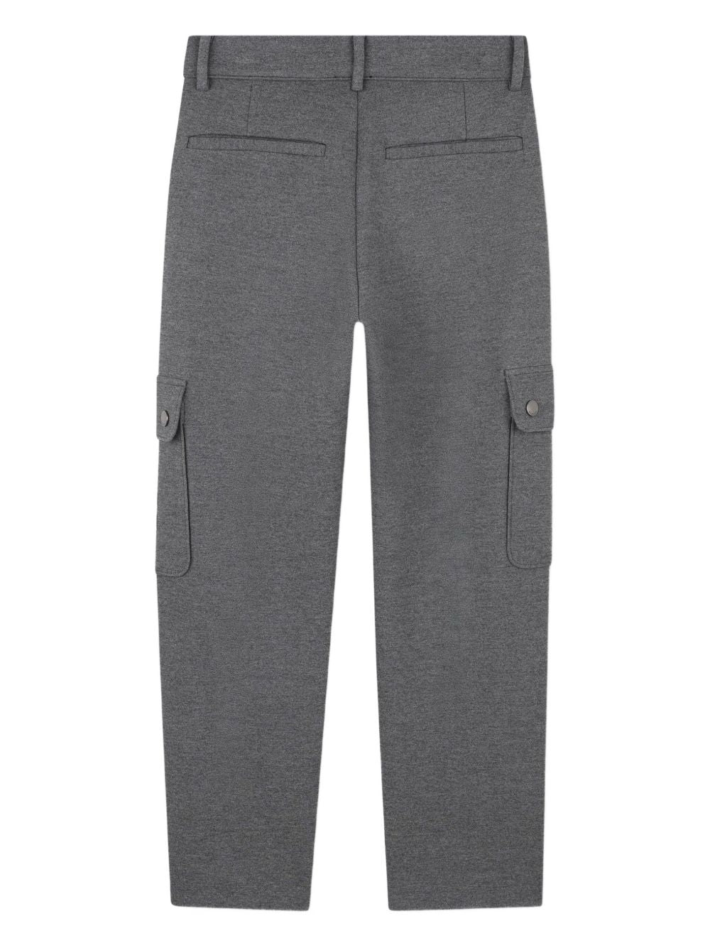 Pantaloni cargo per bambino Givenchy Kids grigi con effetto mélange H30927 A83 GIVENCHY KIDS 