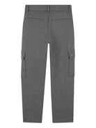 Pantaloni cargo per bambino Givenchy Kids grigi con effetto mélange H30927 A83 GIVENCHY KIDS 