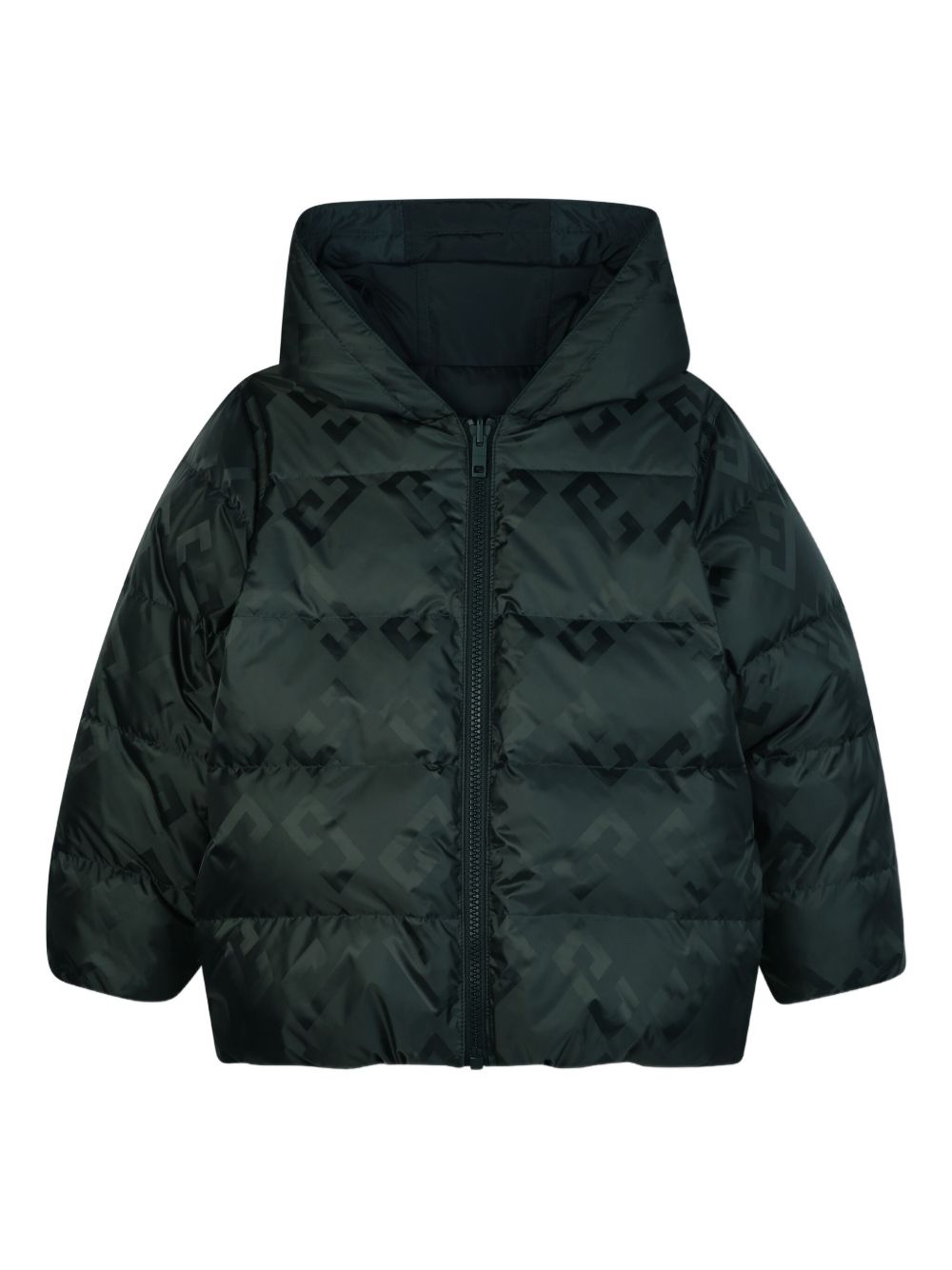 Giubbino per bambina Givenchy Kids verde con cappuccio H30931 672 GIVENCHY KIDS 