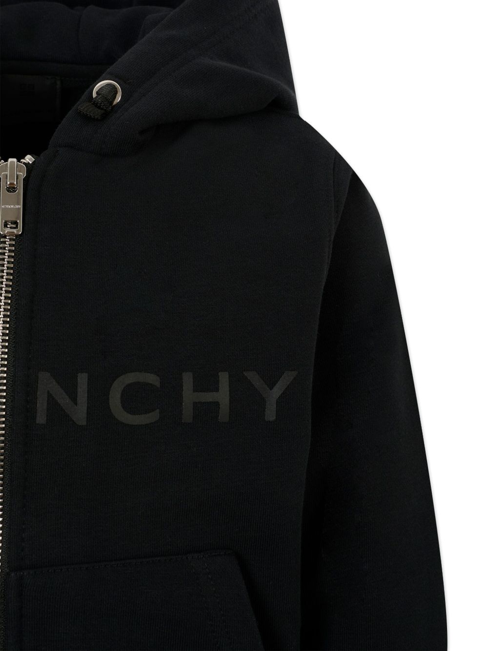 Felpa per bambino Givenchy Kids nero con cappuccio H30939 09B GIVENCHY KIDS 