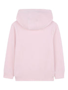 Felpa per bambina Givenchy Kids rosa con logo ricamato e cappuccio H30940 44Z GIVENCHY KIDS 
