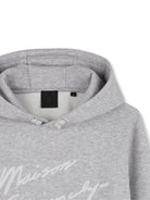Felpa per bambino Givenchy Kids grigio con cappuccio e logo H30942 A01 GIVENCHY KIDS 