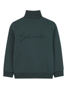 Felpa per bambino Givenchy Kids verde con ricamo con logo H30944 672 GIVENCHY KIDS 
