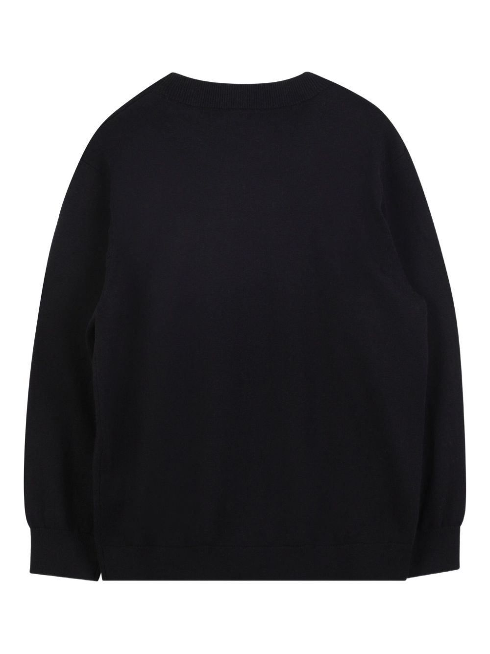Felpa per bambino Givenchy Kids nera con applicazione con ricamo H30947 09B GIVENCHY KIDS 