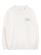 Felpa per bambino Givenchy Kids bianca con logo ricamato H30947 117 GIVENCHY KIDS 