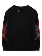 Maglione per bambino Givenchy Kids nero con motivo a rombi H30949 09B GIVENCHY KIDS 