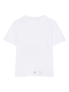 T-shirt per bambini Givenchy Kids bianca con stampa con logo H30951 10P GIVENCHY KIDS 