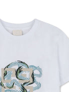 T-shirt per bambino Givenchy Kids bianco con stampa grafica H30956 10P GIVENCHY KIDS 