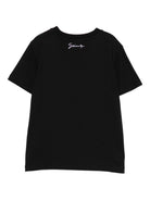 T-shirt per bambino Givenchy Kids nera con toppa con logo ricamato H30957 09B GIVENCHY KIDS 