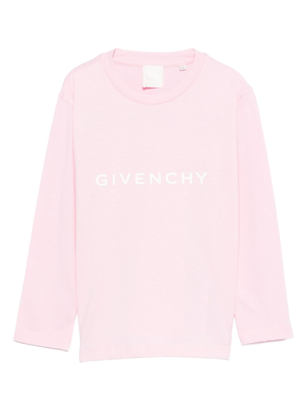 T-shirt per bambina Givenchy Kids rosa con logo sul davanti H30958 46N GIVENCHY KIDS 