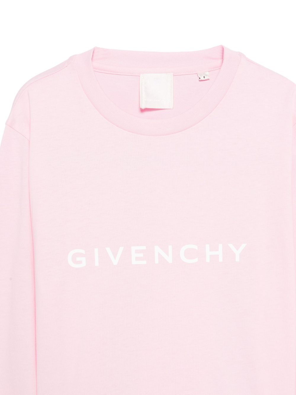 T-shirt per bambina Givenchy Kids rosa con logo sul davanti H30958 46N GIVENCHY KIDS 