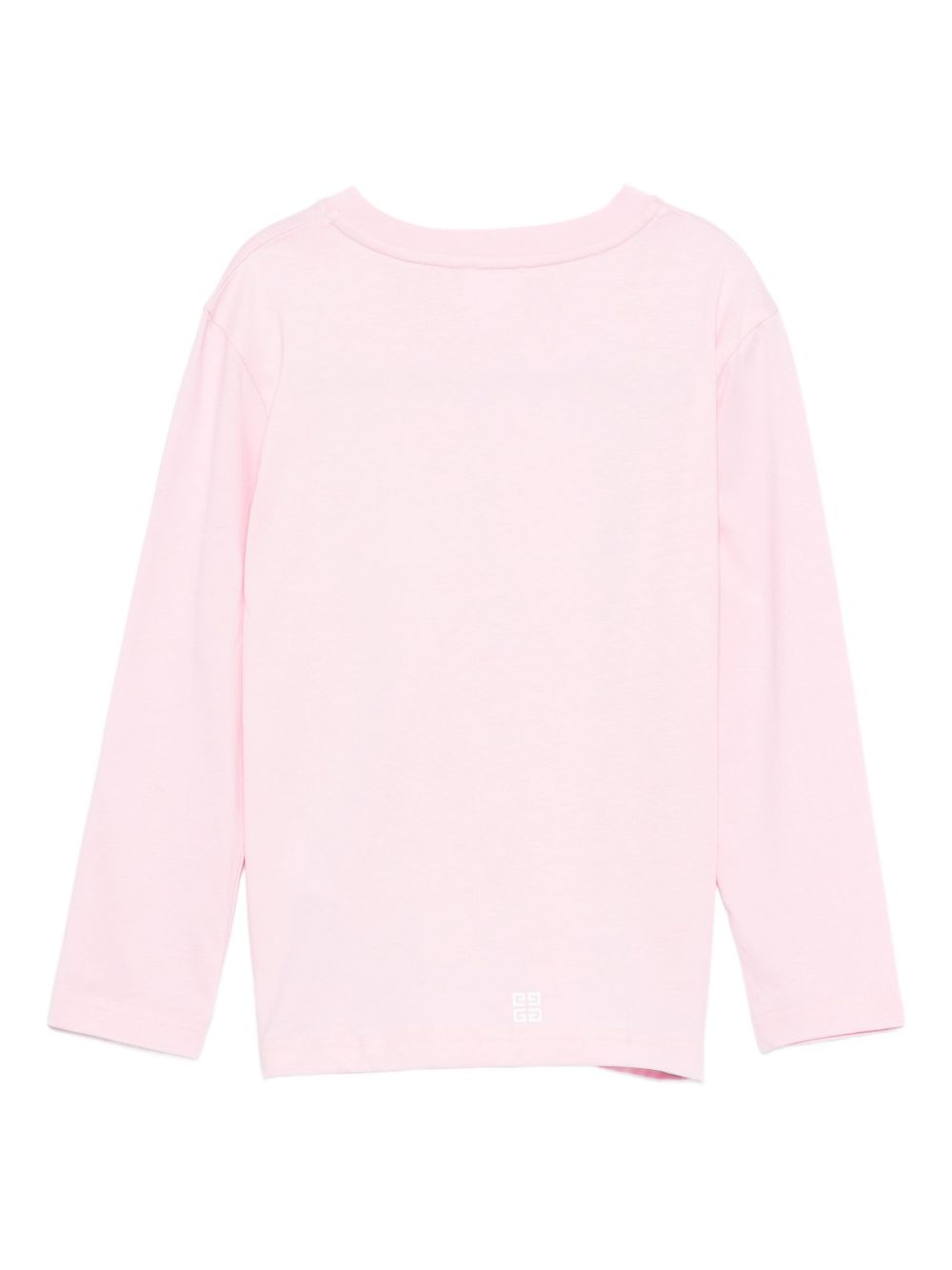 T-shirt per bambina Givenchy Kids rosa con logo sul davanti H30958 46N GIVENCHY KIDS 