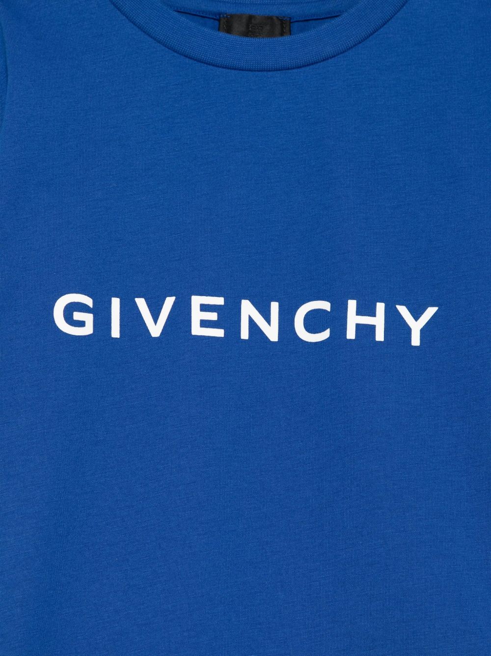 T-shirt per bambini Givenchy Kids blu con scritta con logo H30958 865 GIVENCHY KIDS 