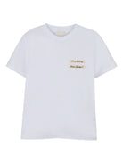 T-shirt per bambina Givenchy Kids bianca con logo sul davanti H30959 10P GIVENCHY KIDS 
