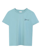 T-shirt per bambino Givenchy Kids azzurro con stampa grafica H30964 040 GIVENCHY KIDS 