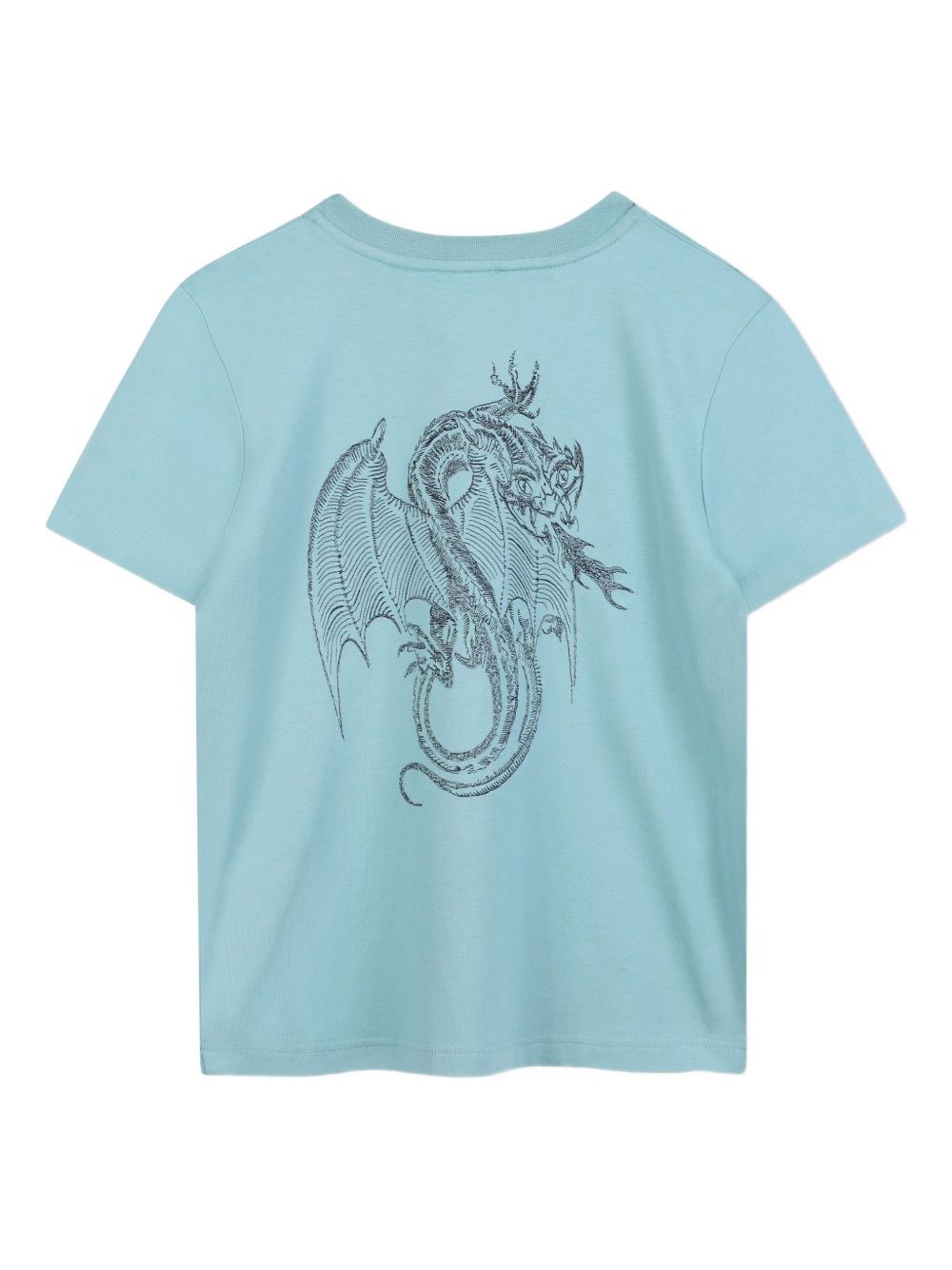 T-shirt per bambino Givenchy Kids azzurro con stampa grafica H30964 040 GIVENCHY KIDS 