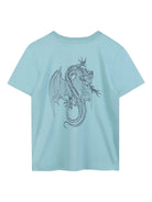 T-shirt per bambino Givenchy Kids azzurro con stampa grafica H30964 040 GIVENCHY KIDS 