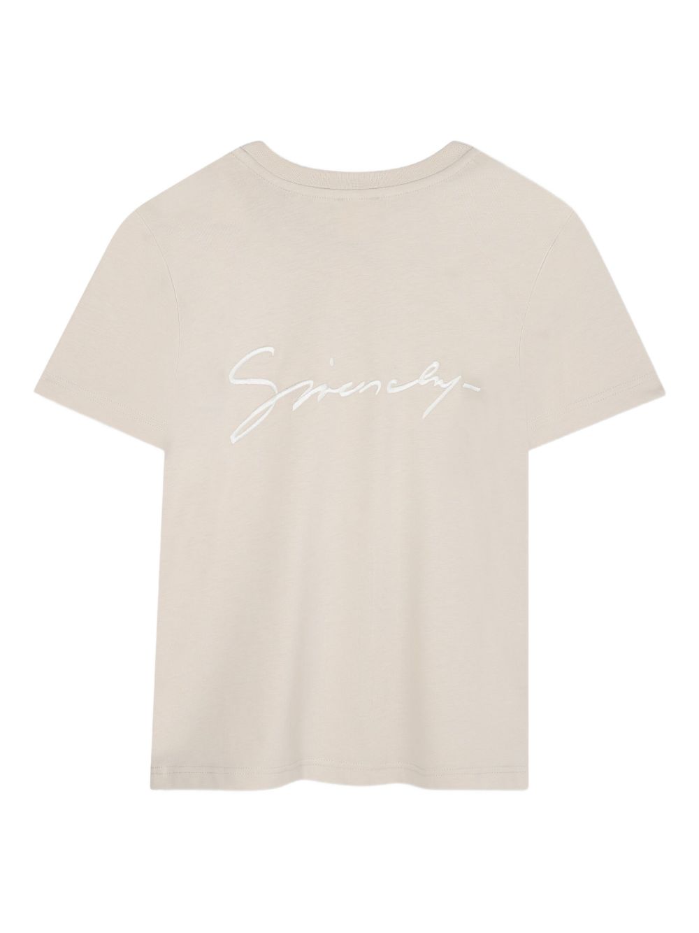 T-shirt per bambino Givenchy Kids beige con stampa logo H30967 184 GIVENCHY KIDS 