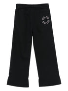 Pantaloni sportivi per bambina Givenchy Kids neri con vita elasticizzata H30978 09B GIVENCHY KIDS 