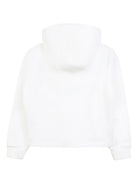 Felpa per bambina Givenchy Kids bianco con cappuccio e logo H30990 117 GIVENCHY KIDS 