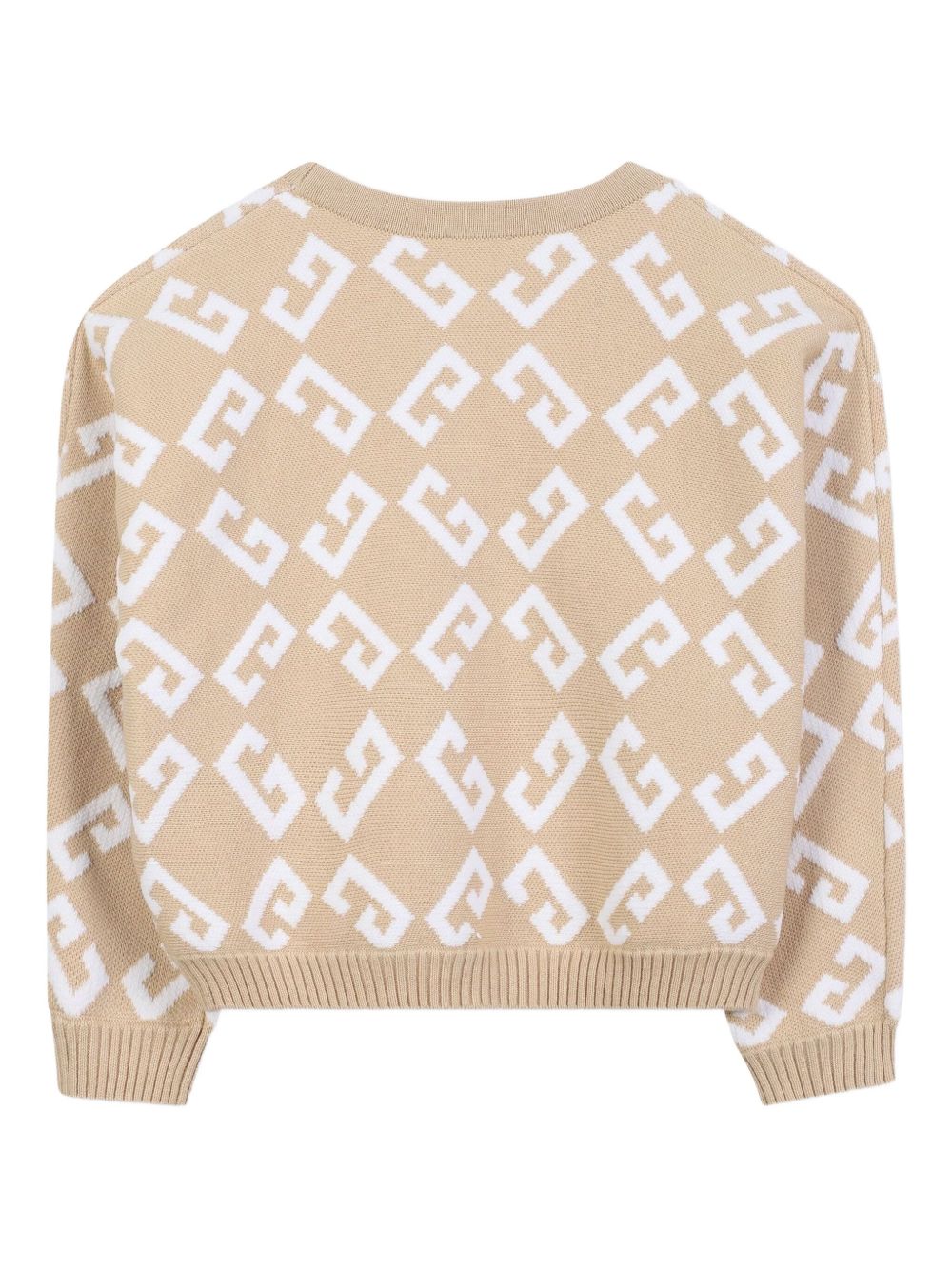Cardigan per bambina Givenchy Kids beige con logo jacquard H30996 20P GIVENCHY KIDS 
