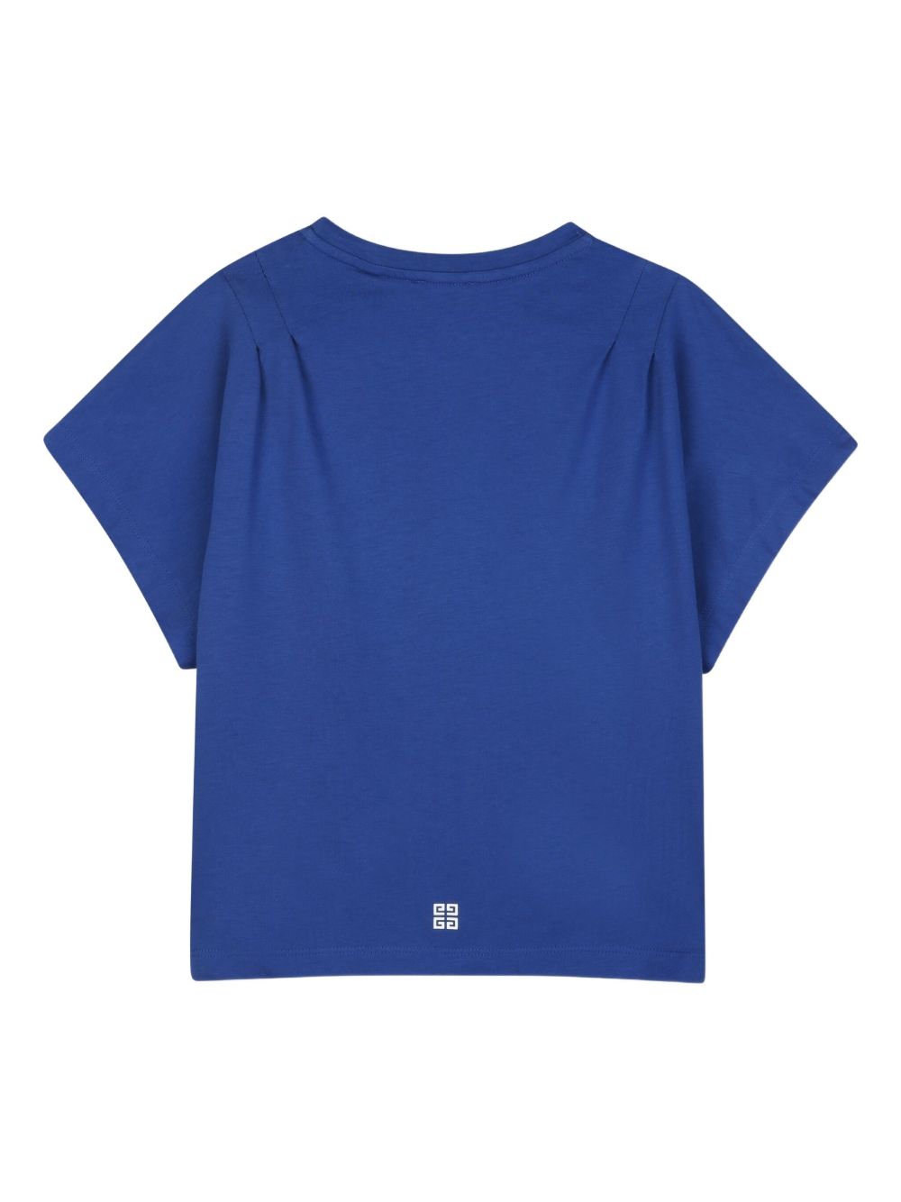 T-shirt per bambina Givenchy Kids blu con logo sul davanti H31010 865 GIVENCHY KIDS 