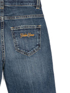 Jeans per bambina Golden Goose Kids denim con orlo sfrangiato GKP02411P002180 50765 GOLDEN GOOSE KIDS 