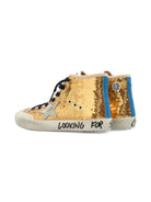 Sneakers per bambino Golden Goose Kids oro con paillettes GYF00114F007581 65156 GOLDEN GOOSE KIDS 